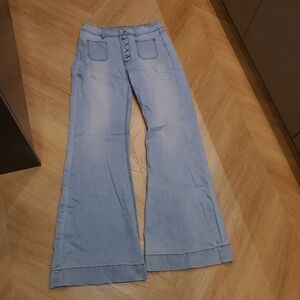 New Fashionnova High Rise Wide-Leg Flare Women Jeans